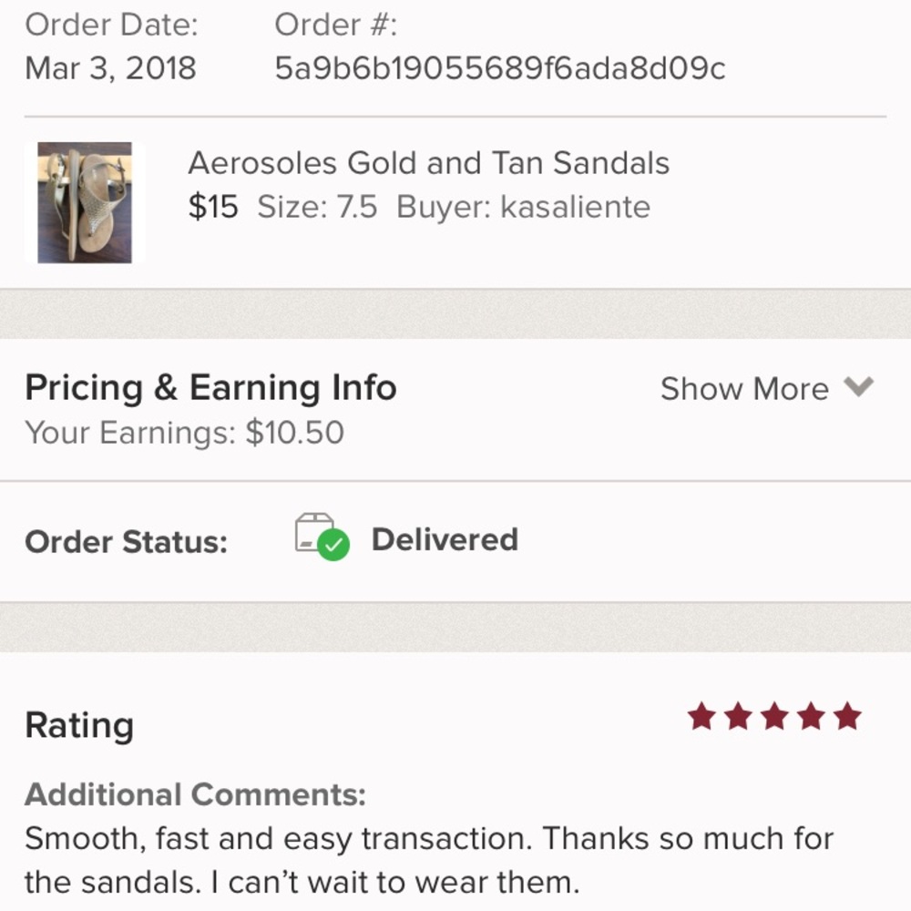 Thank You for the ⭐️⭐️⭐️⭐️⭐️ Rating!